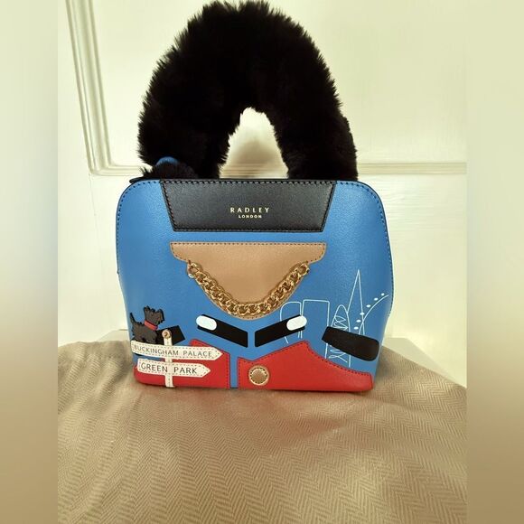 Radley London Minis 25th Anniversary Royal Guard Small Leather Handbag - NWT - Picture 1 of 15